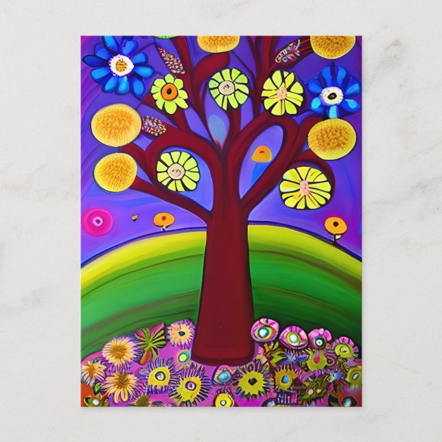 Gorgeous Artwork | Keeping in Touch  Postcard (Front)