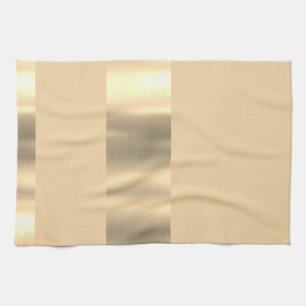 Gorgeous Beige and Gold Design Kitchen Towel