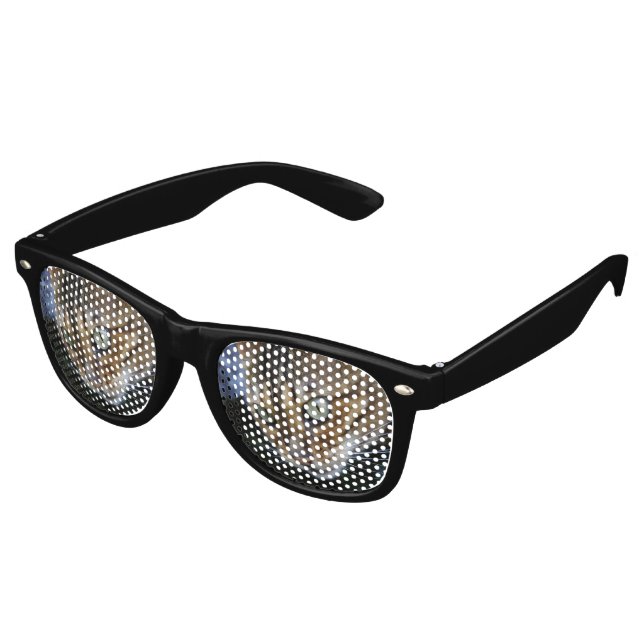 Gorgeous Bengal Cat Retro Sunglasses (Angled)