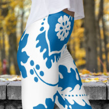 Gorgeous Blue and White Floral Print
