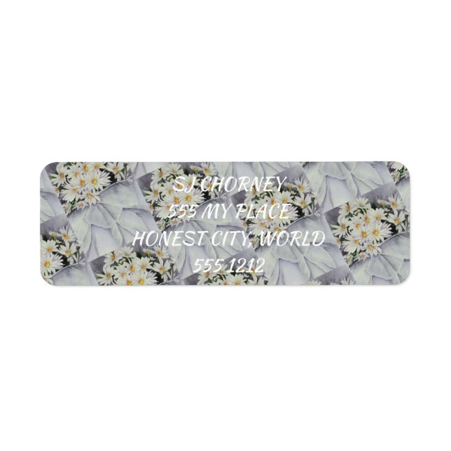 GORGEOUS BOUQUET OF WHITE DAISIES FLORAL (Front)