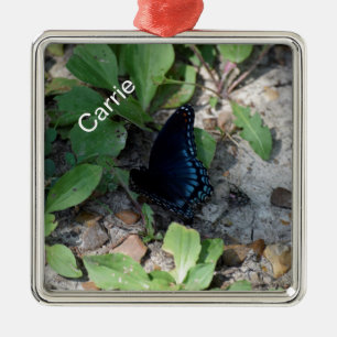 Gorgeous Butterfly Photograph Metal Ornament