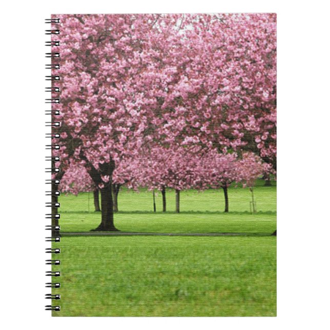 GORGEOUS CHERRY FLORAL NOTEBOOK (Front)