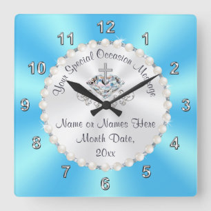 Gorgeous, Christian Wall Clocks for ANY Occasion.