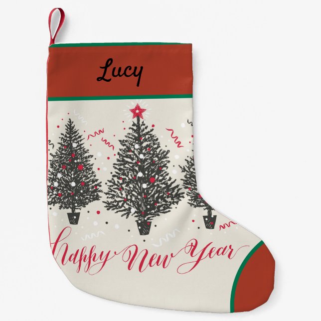 Gorgeous Christmas Small Christmas Stocking (Front)
