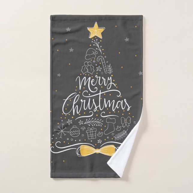 Gorgeous Christmas tree Hand Towel (Hand Towel)