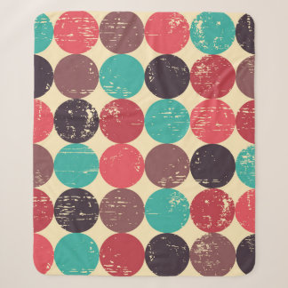 Gorgeous Circle Pattern Wallpaper Sherpa Blanket