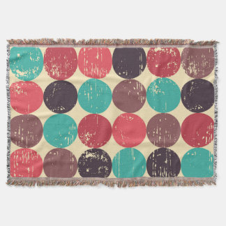 Gorgeous Circle Pattern Wallpaper Throw Blanket