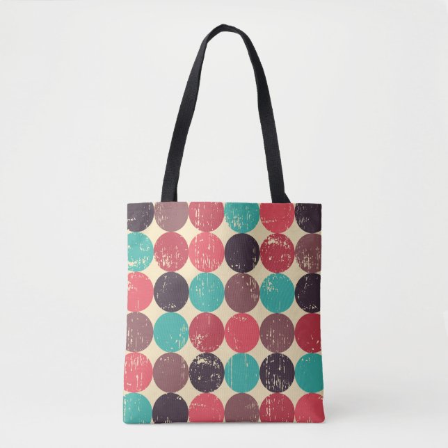 Gorgeous Circle Pattern Wallpaper Tote Bag (Front)