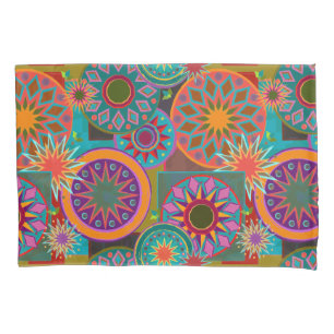 Gorgeous Colorful Exotic Pillowcase 