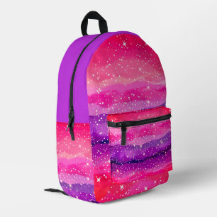 Gorgeous colourful backpack, one of a kind printed backpack