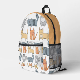 Gorgeous colourful backpack, one of a kind printed backpack