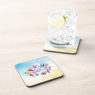 Gorgeous Cool Hello Summer Coaster