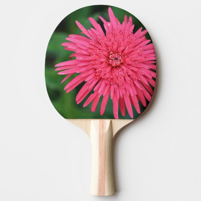 Gorgeous Coral Flower Ping Pong Paddle (Front)