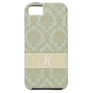 Gorgeous damask monogram design iPhone 5 cover