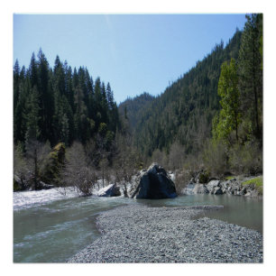 Gorgeous day in Trinity County, California... Poster