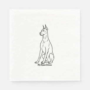 Gorgeous Doberman Napkin