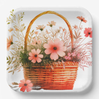 Gorgeous Easter paper plates