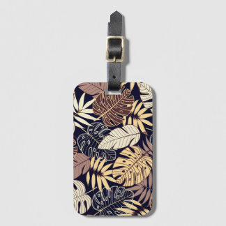 Gorgeous Fall Tropical Jungle Luggage Tag