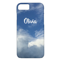 Gorgeous Fat Clouds in a Blue & White Sky, Photo