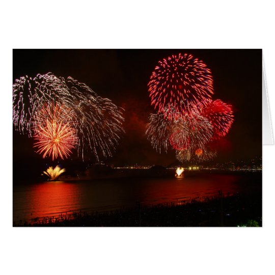 gorgeous fireworks card