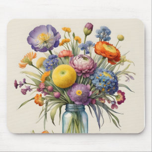 Gorgeous floral mousepad