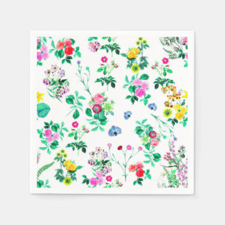 Gorgeous Floral Paper Napkins