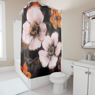 Gorgeous floral  shower curtain
