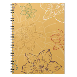 Gorgeous Floral Spiral Photo Notebook for Gifts