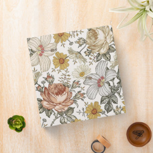 Gorgeous flowers binder