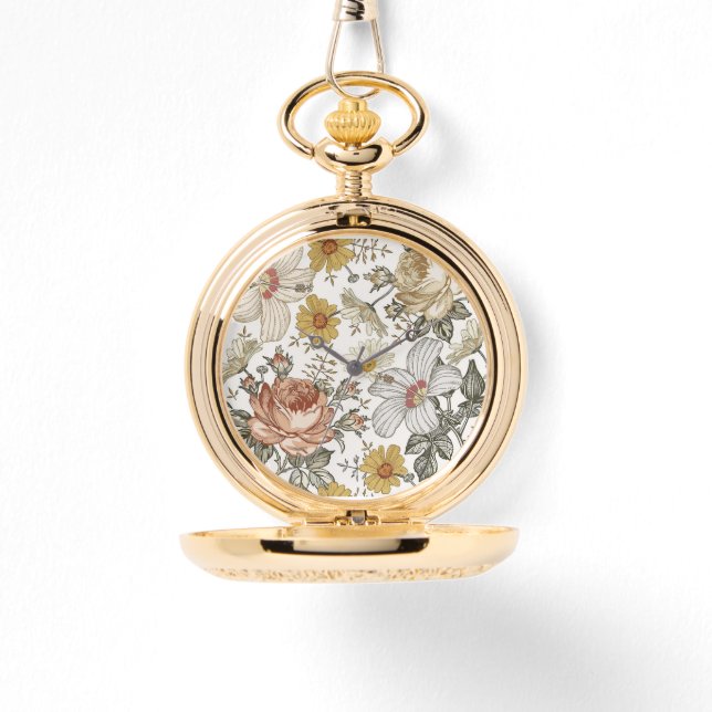 Gorgeous flowers watch (Front)