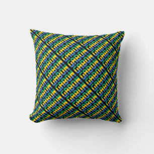 Gorgeous Gabon National Flag Throw Pillow