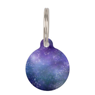 Gorgeous Galaxy Pet Tag