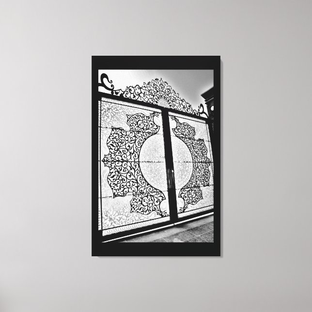 Gorgeous Gate Canvas Print (Front)