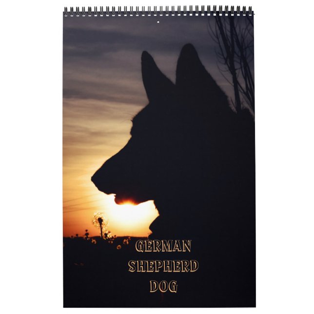 Gorgeous German Shepherd Calendar (Cover)