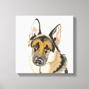 Gorgeous German Shepherd Canvas Print