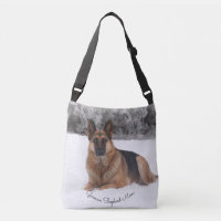 Gorgeous German Shepherd in the Snow