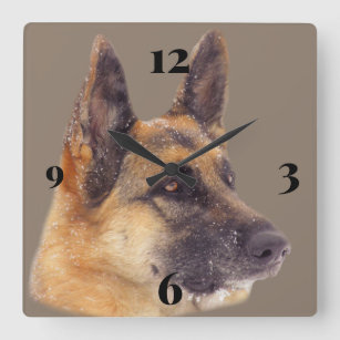 Gorgeous German Shepherd Wall Clock