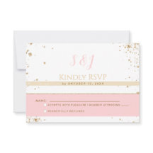 Gorgeous - Gold Pink RSVP 3