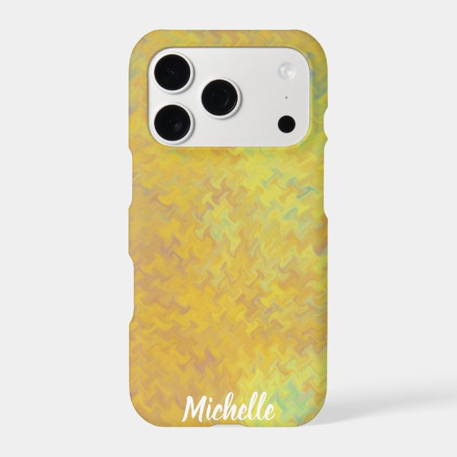 Gorgeous Golden Marbled Art Personalized (Back)