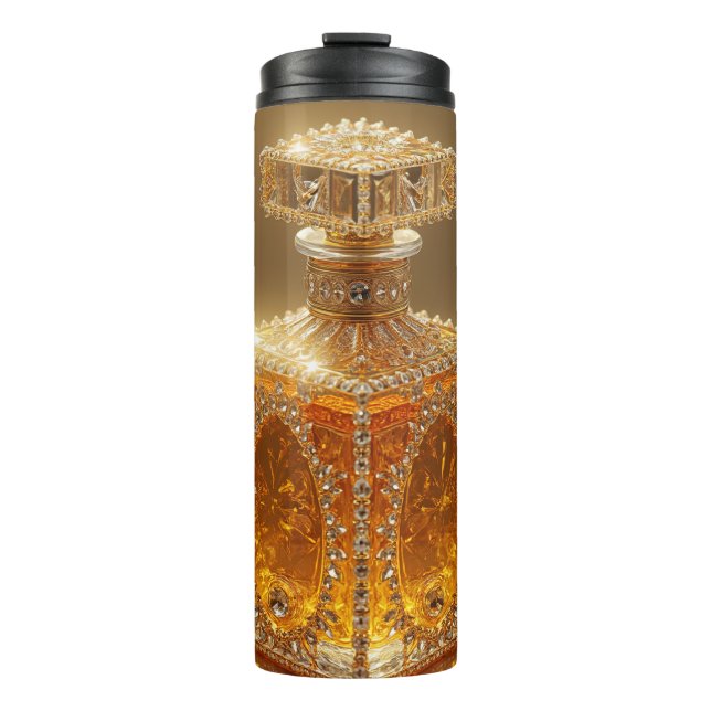 gorgeous golden shimmering Thermal Tumbler (Front)