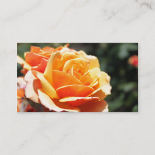Gorgeous golden yellow rose flower professional business card