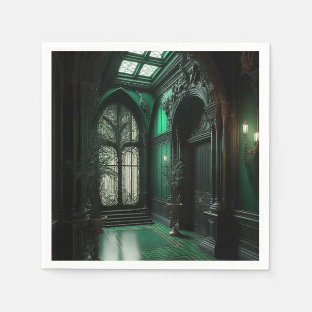 Gorgeous Gothic Interior Design. Napkin (Front)