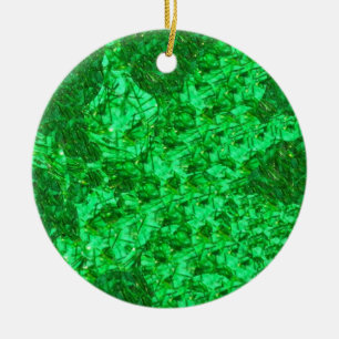 Gorgeous Green Round Ornament