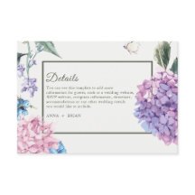 Gorgeous Hand-painted Hydrangea Floral Wedding