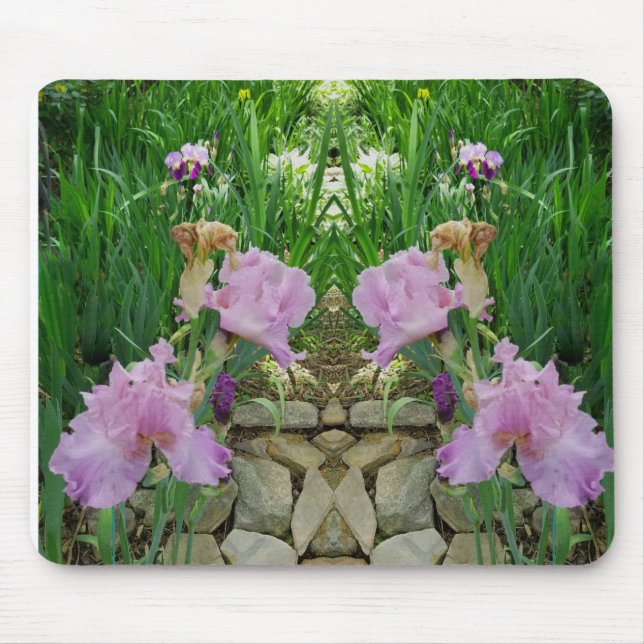 Gorgeous Iris Fantasy Pathway Mouse Pad (Front)