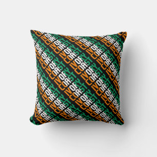 Gorgeous Ivory Coast National Flag Throw Pillow
