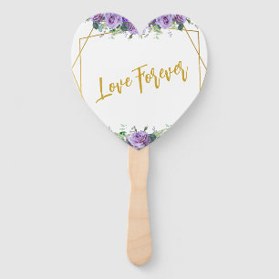 Gorgeous Lavender Vineyard Photo Hand Fan