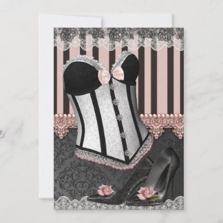 Gorgeous Lingerie Shower Invitations