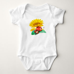 Gorgeous little snoozy Ladybug babysuit Baby Bodysuit